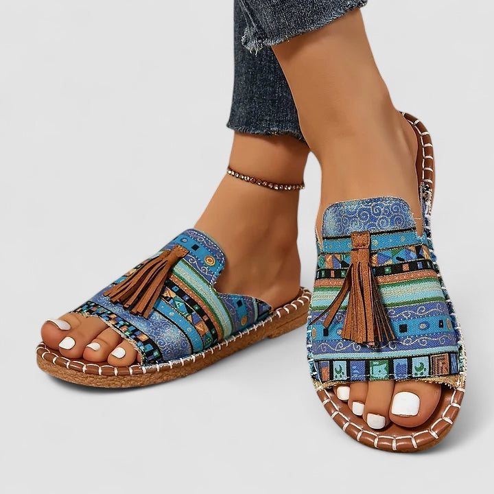 Leena - Bekväma och Platta Ortopediska Sandaler