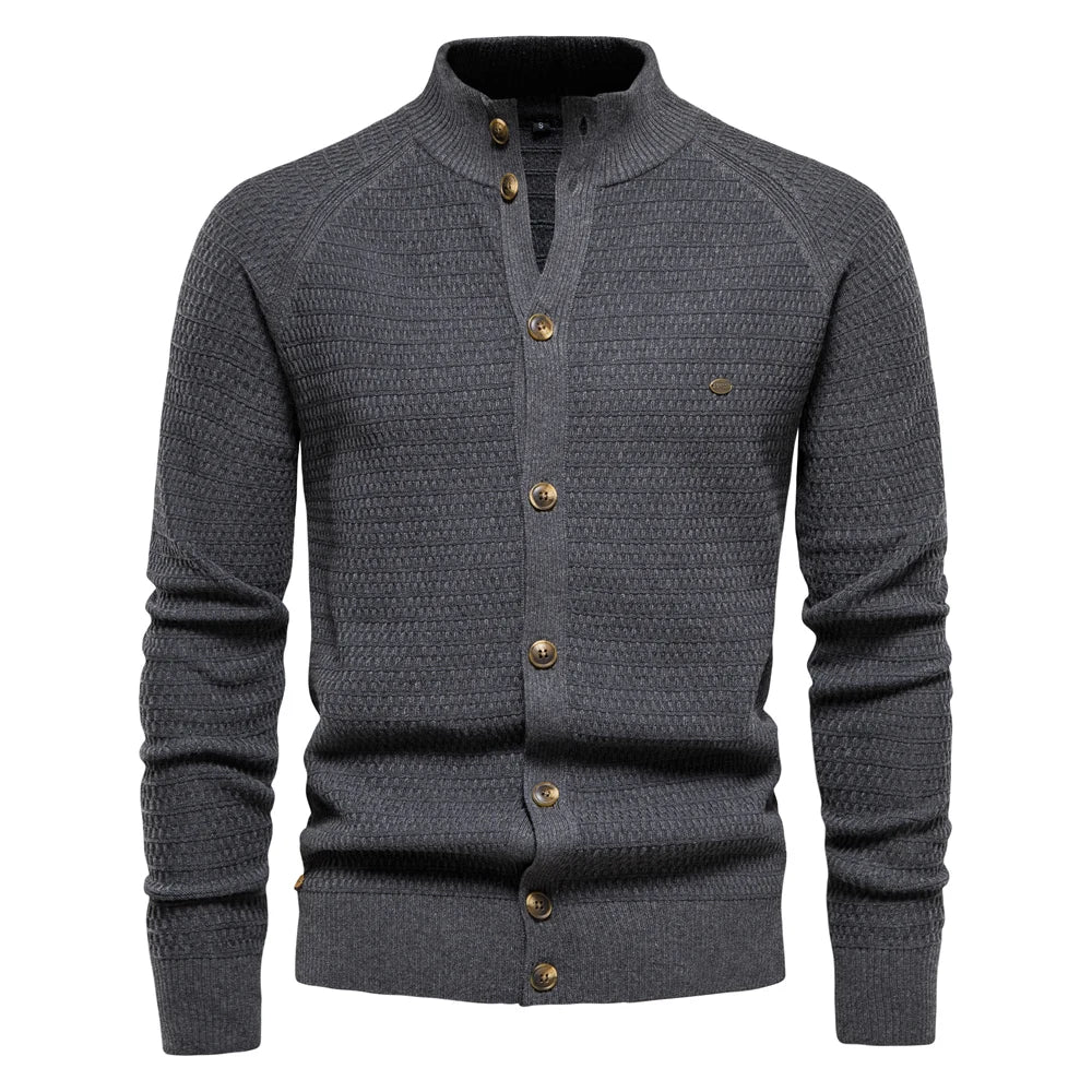 Florent™ | Finstickad Cardigan