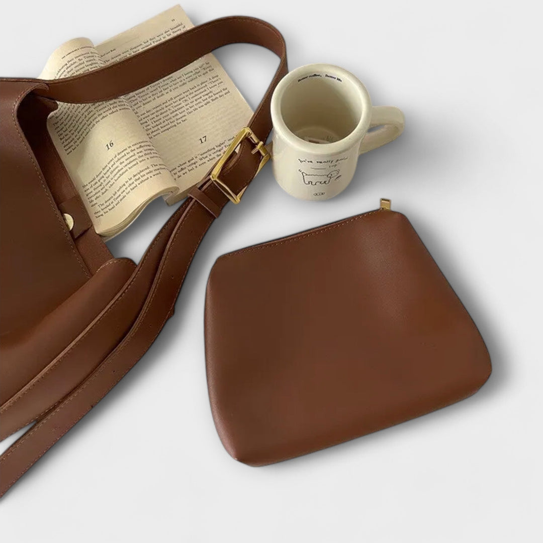 Isidore – Elegant axelväska i läder